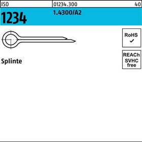 Splinte ISO 1234 1,6x 12 1.4300/A2 1000 Stück - VPE: 1000