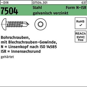 Bohrschraube DIN 7504 ISR N 3,9x45-T20 Stahl galv.verz. 500St. - VPE: 500