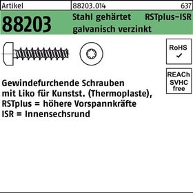 Gewindefurchendeschraube R 88203 Liko ISR 3,5x16-T15 Stahl geh.galv.verz. 500St. - VPE: 500