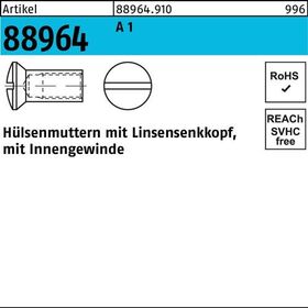 Hülsenmutter R 88964 Liko IG M8x 20 A 1 100 Stück - VPE: 100