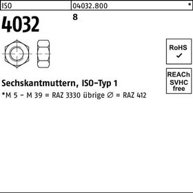 Sechskantmutter ISO 4032 M18 8 100 Stück - VPE: 100