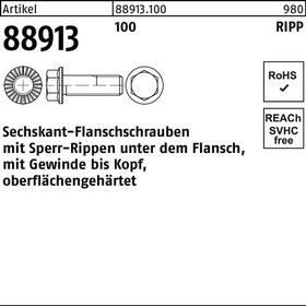 Sechskantflanschschraube R 88913 Sperr-Ripp VG M10x 40 100 100 Stück - VPE: 100