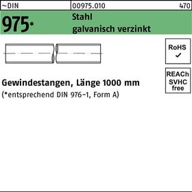 Gewindestange DIN 975 M2,5x 1000mm Stahl galv.verz. 1 Stück