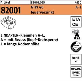 Klemmen R 82001 GTW 40 LM 10/7,0 feuerverz. 1 Stück LINDAPTER