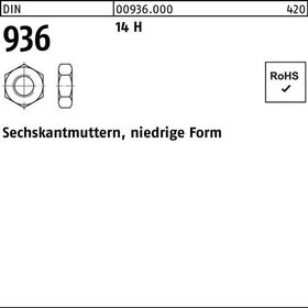 Sechskantmutter DIN 936 M36 14 H 10 Stück - VPE: 10