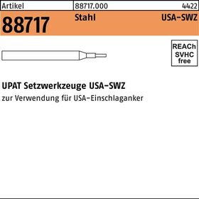 Setzwerkzeug R 88717 USA-SWZ M8 Stahl 1 Stück UPAT