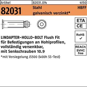 Hohlraumdübel R 82031 HBFF 12-3 (100/74) 10.9 galv.verz. 1 Stück