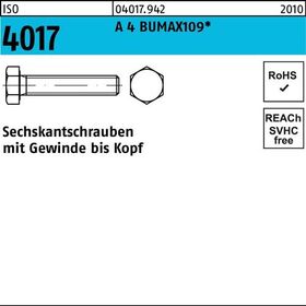 Sechskantschraube ISO 4017 VG M8x 20 A 4 BUMAX109 50 Stück BUFAB - VPE: 50