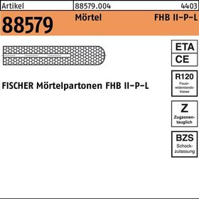 Mörtelpatrone R 88579 FHBII-P 16x160 f.FHB-L 10 Stück FISCHER - VPE: 10