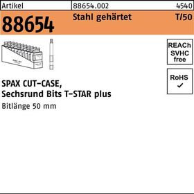 Bit R 88654 T-Star Plus SW 1/4x50 T 30 Stahl gehärtet 50 Stück SPAX - VPE: 50