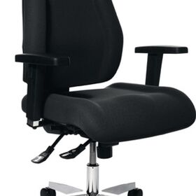 Bürodrehstuhl m.Punktsynchrontechn.schwarz 430-510mm o.Lehnen Trgf.110kg TOPSTAR