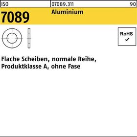 Unterlegscheibe ISO 7089 o.Fase 4 Aluminium 100 Stück - VPE: 100