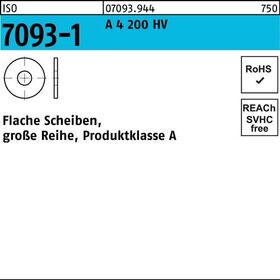 Unterlegscheibe ISO 7093-1 6 A 4 200 HV 100 Stück - VPE: 100