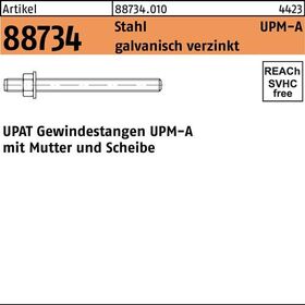 Ankerstange R 88734 UPM-A M10/110 Stahl galv.verz. 20 Stück UPAT - VPE: 20