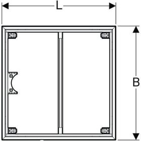 Geberit Installationsrahmen für Setaplano bis 1000mm 800x1000mm