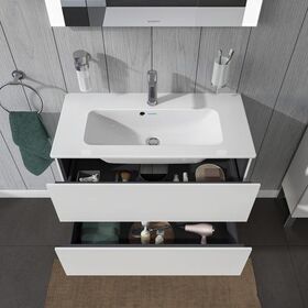 Duravit WTU Compact L-CUBE 550x820x391mm weiß matt