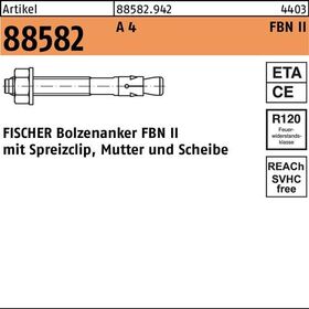 Bolzenanker R 88582 FBN II 10/30 A 4 50 Stück FISCHER - VPE: 50