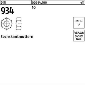 Sechskantmutter DIN 934 M42 10 1 Stück