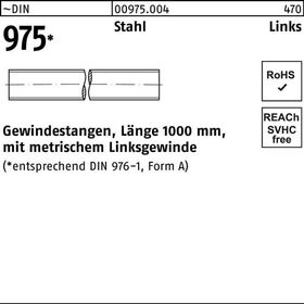 Gewindestange DIN 975 links M30 -LHx 1000mm Stahl 1 Stück