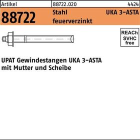 Ankerstange R 88722 ASTA M16x190 Stahl feuerverz. 10 Stück UPAT - VPE: 10