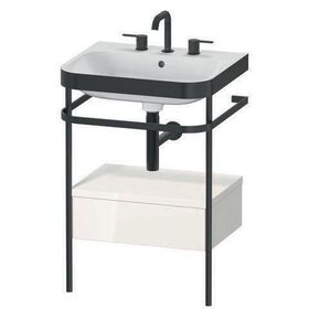 Duravit WTU HAPPY D.2 PLUS 575x490mm m Metallkon 2 HL we supermatt