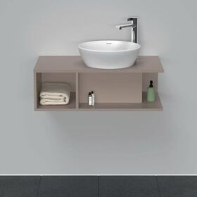 Duravit Waschtischunterbau Compact D-NEO 1 offenes Fach 260x800x480mm basalt mat