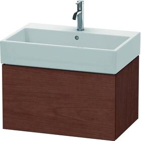 Duravit Waschtischunterbau L-CUBE 394x684x459mm amerikanisch nussbaum