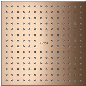 Kopfbrause 250/250 1jet AXOR Montage Decke-Aufputz polished red gold