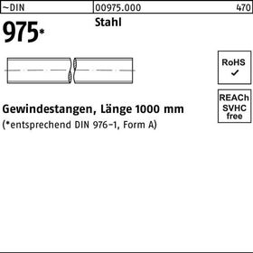 Gewindestange DIN 975 M6x 1000mm Stahl 1 Stück