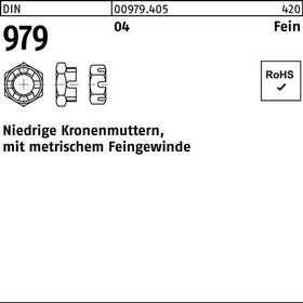 Kronenmutter DIN 979 niedrig M42x3 Automatenstahl 1 Stück