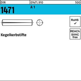 Kegelkerbstift DIN 1471 5x 40 A 1 100 Stück - VPE: 100