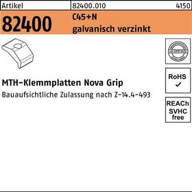 Klemmplatte R 82400 Nova Grip M20 C45+N galv.verz. 40 Stück MTH - VPE: 40