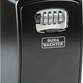 Schlüsseltresor Key Safe 40 H145xB105xT55mm m.Schutzkappe Zahlenschl.Anz.Hak.1