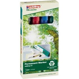 edding Permanentmarker 21 EcoLine 4-21-4 1,5-3 mm 4 St./Pack.