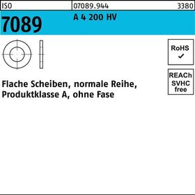 Unterlegscheibe ISO 7089 o.Fase 4 A 4 200 HV 200 Stück - VPE: 200