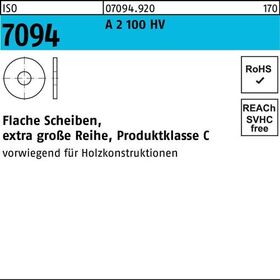 Unterlegscheibe ISO 7094 6 A 2 100 HV 100 Stück - VPE: 100