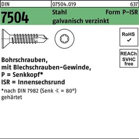 Bohrschraube DIN 7504 SEKO ISR P 5,5x32-T25 Stahl galv.verz. 250St. - VPE: 250