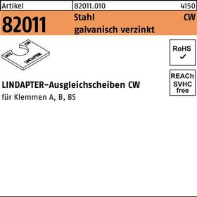 Ausgleichscheibe R 82011 CW M20/4,0 Stahl galv.verz. 1St. LINDAPTER