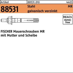 Mauerschraube R 88531 MR 12x 100 Stahl galv.verz. 10 Stück FISCHER - VPE: 10