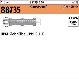 Siebhülse R 88735 UPM-SH 12/50 Ku. 50 Stück UPAT - VPE: 50