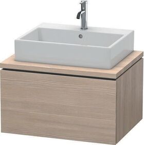 Duravit Konsolenunterschrank L-CUBE 400x720x547mm flannel grey seidenmatt