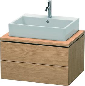 Duravit Konsolenunterschrank L-CUBE 400x720x547mm europäische eiche