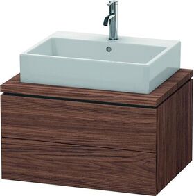 Duravit Konsolenunterschrank L-CUBE 400x720x547mm nussbaum dunkel