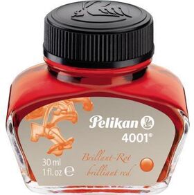 Pelikan Tinte 4001 301036 30ml Glas brillantrot