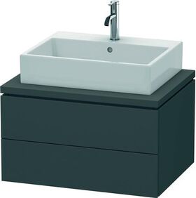 Duravit Konsolenunterschrank L-CUBE 400x720x547mm graphit matt