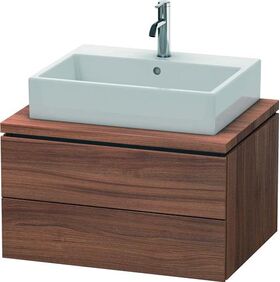 Duravit Konsolenunterschrank L-CUBE 400x720x547mm nussbaum natur