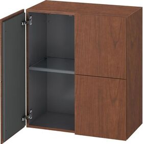 Duravit Halbhochschrank L-CUBE 700x363x800mm amerikanisch nussbaum