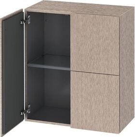 Duravit Halbhochschrank L-CUBE 700x363x800mm eiche kaschmir