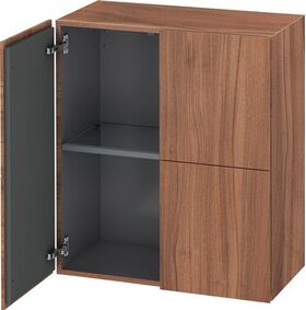 Duravit Halbhochschrank L-CUBE 700x363x800mm nussbaum natur