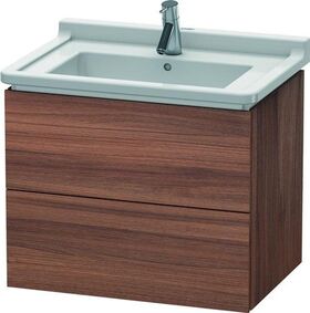 Duravit Waschtischunterbau L-CUBE 469x670x558mm nussbaum natur